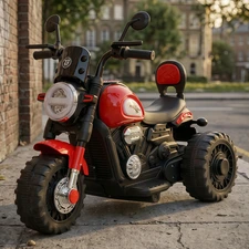 Детский мотоцикл M 6526ER-3 красный с пультом управления